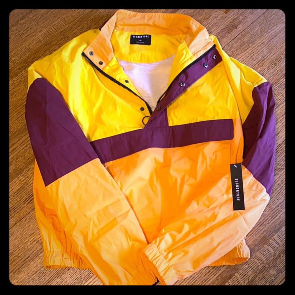 Secndnture Classic Windbreaker - M/Peach